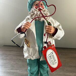 Department 56 Possible Dreams Clothtique Santa Doctor “From the Heart”